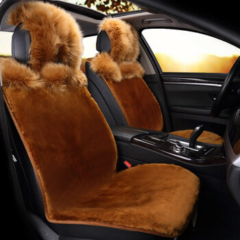 百冉汽车坐垫冬季纯羊毛车座垫皮毛一体适用于本田雅阁冠道缤智crvurv