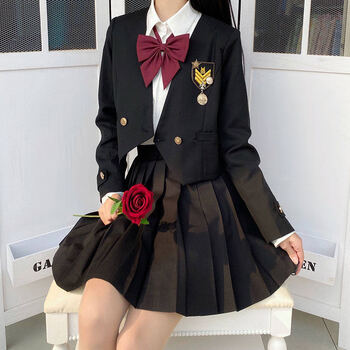 jk制服儿童jk格裙正版西装制服套装全套秋冬季初高中儿童女学生学院风