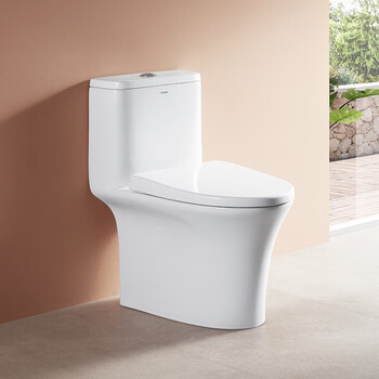 箭牌卫浴虹吸马桶家用节水静音易洁釉面喷射旋冲连体坐便器ab1605ab