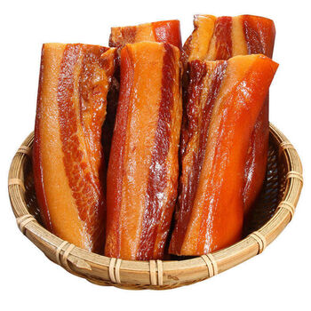 鲜木正宗农家自制柴火烟熏土猪腊肉湖南四川贵州特产老腊肉五花肉3斤