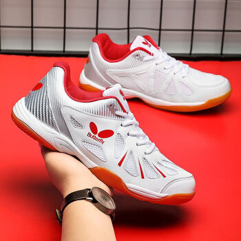 蝴蝶(butterfly)乒乓球鞋男比赛训练蝴蝶牌兵乓女款透气牛筋底运动鞋