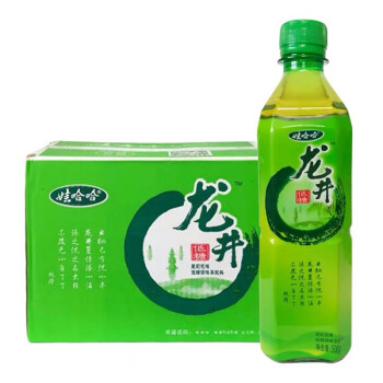 娃哈哈龙井绿茶500ml15瓶整箱茶饮品茶饮料哇哈哈