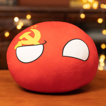 绿野客定制波兰球抱枕团子中国苏联球各国团子挂件玩偶动漫周边布娃娃