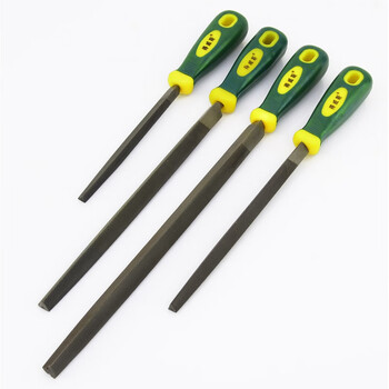 得斯工具钳工锉金属锉工具钢锉刀木锉三角锉刀6寸8寸10寸12寸得威斯