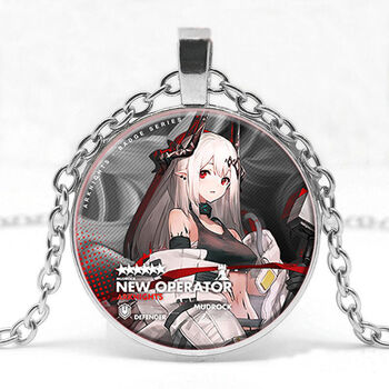 明日方舟斯卡蒂挂件周边阿米娅动漫二次元项链 泥岩