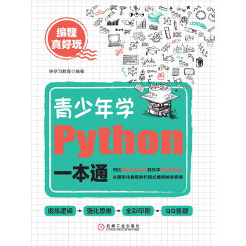 编程真好玩：青少年学Python一本通pdf/doc/txt格式电子书下载