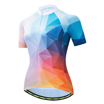 晴碧琳qbily骑行服自行车成人夏季速女士短袖上衣公路山地车服装单车