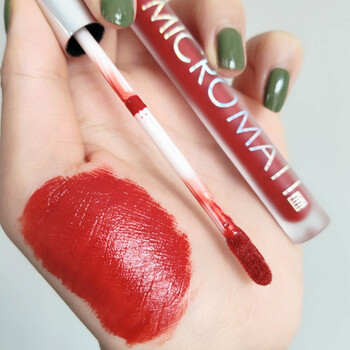 唇釉不易沾杯不易掉色口红小众品牌平价女学生款丝绒雾面哑光法国送