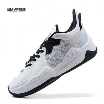 pg5保罗乔治5代篮球鞋联名泡椒黑白实战气垫耐磨战pg5白黑39