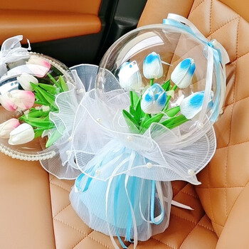 花送女友手工diy材料包仿真花束材料包送闺蜜生日礼物女成品精致蓝