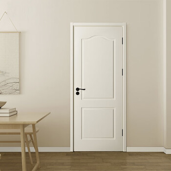 oimg白色门简约现代房门(含锁)80.5*215*4cm(外右开)配套门锁合页