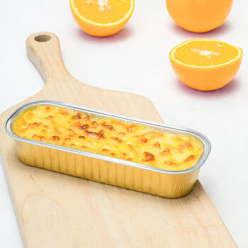 法思觅语芝士焗番薯铝盒芝士焗榴莲玉米红薯半成品微波炉烤箱空气炸锅