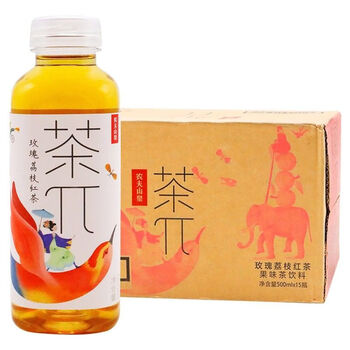 茶·Π 5瓶 农·夫山泉 果味饮料 玫瑰/茉莉花