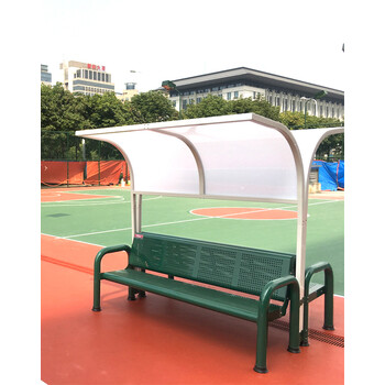 定做休闲椅钢结构网球场座椅凳子运动场馆篮球场休息椅户外座椅定做