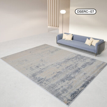 东升（DONG SHENG） 轻奢现代简约诧寂客厅茶几地毯家用卧室大面积防滑床边地毯垫 DSERC-07 1.6X2.3米 （适合2-3人沙发）