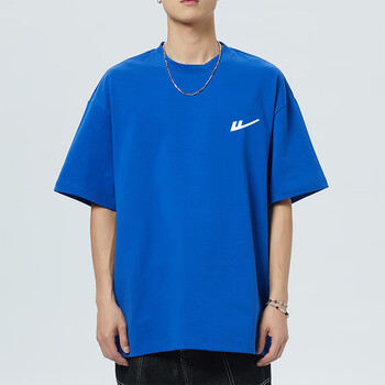 回力简约基础短袖t恤男士夏季重磅纯棉打底衫潮牌男生美式上衣服克莱