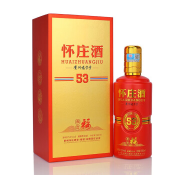 怀庄怀庄酒和贵福 贵州老字号  酱香型53度坤沙酒 单瓶装
