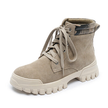 nbu鞋马丁靴女百搭2022新款帅气短靴子学生高帮机车鞋子女【抖音同款