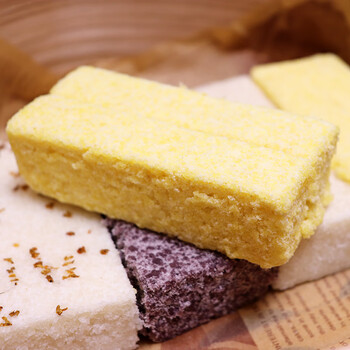 绵绵糕粑粑糕糯米糕茶糕点心宁波特产传统地方网红美食人气小吃桂花味