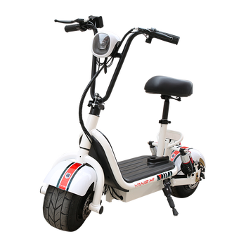 陌利哈雷新款迷你可折叠碟刹电动车成人滑板车学生单人电动代步车优雅