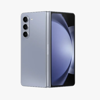 三星samsunggalaxyzfold5超闭合折叠ipx8级防水5g折叠手机冰萃蓝12gb