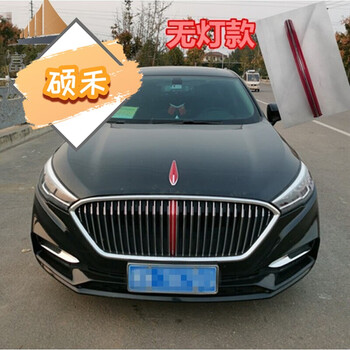 宓蝶适用于红旗h5中网装饰条h5中网改装饰条配件红旗h5通用格栅灯亮条