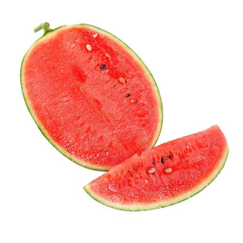 京鲜配  新鲜西瓜手撕小糖丸西瓜冰糖麒麟瓜脆甜多汁当季水果 1个