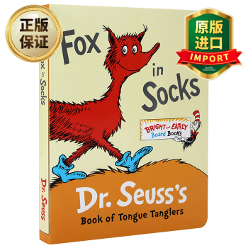 Fox In Socks 英文原版穿袜子的狐狸苏斯博士经典绘本廖彩杏书单 摘要书评试读 京东图书
