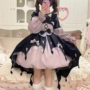 轶恬洛丽塔裙子全套公主裙全款小魔女lolita连衣裙学生洛丽塔小魔女