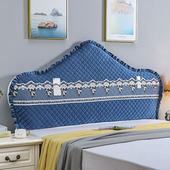 花仟陌欧式床头罩弧形半圆床头套加厚靠背罩床头板软包包通用新款