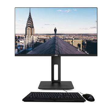 8英寸高清办公一体机台式电脑(十代i3-10100 8g 512gssd 旋转升降支架