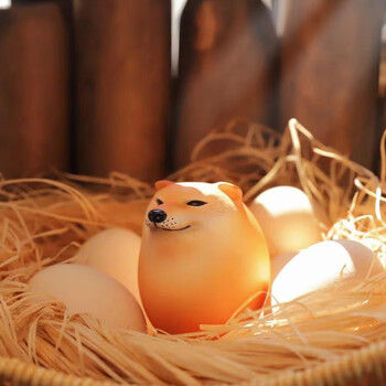 凡小熊鸡蛋柴柴沙雕柴犬狗蛋玩偶公仔限量原创cheems潮玩gk手办限定