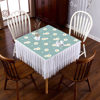 四方桌布方桌桌布台布家用四方简约餐桌布八仙桌麻将桌正方形盖布防水