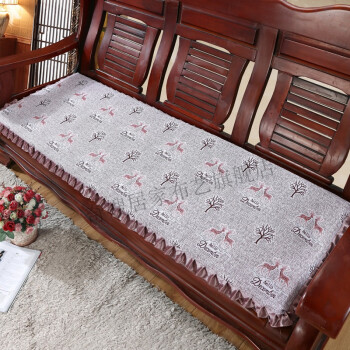 欧珂雪 实木沙发垫木头沙发坐垫新中式沙发垫冬季老式木头沙发垫加厚