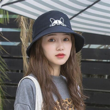 温莱蔓莎中学生太阳帽女生夏天遮阳帽女生渔夫帽夏季戴的帽子适合圆脸
