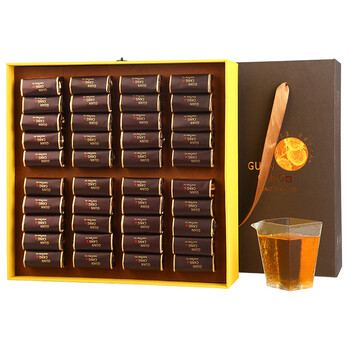 白沙溪 湖南安化黑茶 馆藏小金茯320g 三年陈手筑茯砖茶金花茯茶礼盒