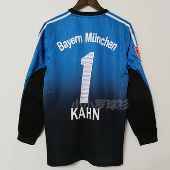欧莱登0203赛季拜仁主场守门员球衣1号卡恩门将服长袖足球服队服定制