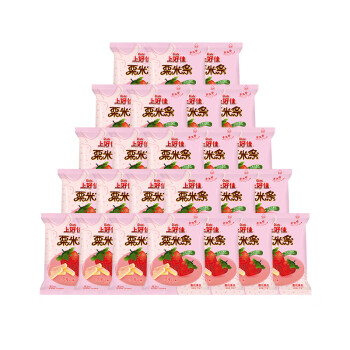 上好佳 休闲膨化零食大礼包 粟米条草莓口味11g*25袋
