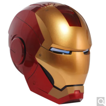 普通款钢铁侠头盔手动眼睛可发光