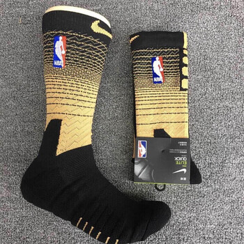 袜长筒渐变色毛巾底吸汗中筒球队袜anike官方官网湖人紫金渐变高帮