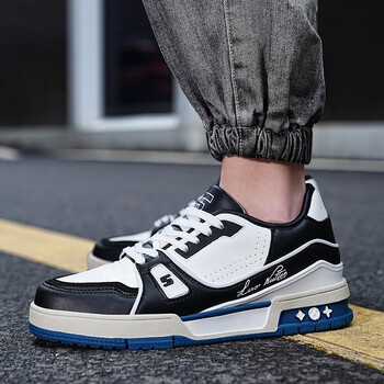 秒越增高鞋男隐形内增高夏季时尚板鞋小众隐形增高休闲鞋透气运动鞋