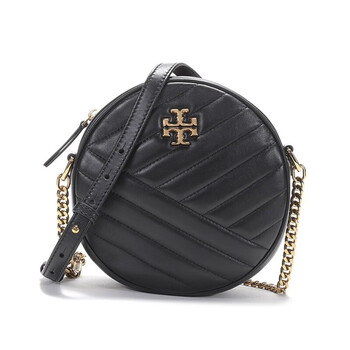 伯奇(tory burch) 圆饼包 女士kira系列皮革链条单肩斜挎包圆形包