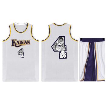 灌篮高手球衣短袖 灌篮高手球衣海南队篮球服套装男女4号阿牧绅一10