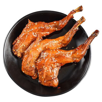 麻辣兔腿四川特产冷吃兔休闲小吃零食熟食麻辣手撕兔五香兔腿三只装