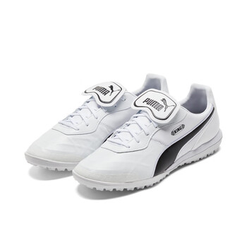 彪马puma男子人造草坪足球鞋碎钉kingtoptt105734白黑色白0239