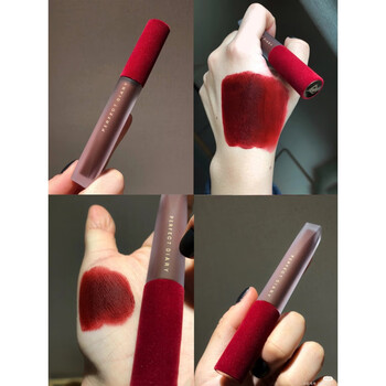 完美日记(perfect diary)红丝绒唇釉v17雾面哑光v18血色帷幕v01车厘子