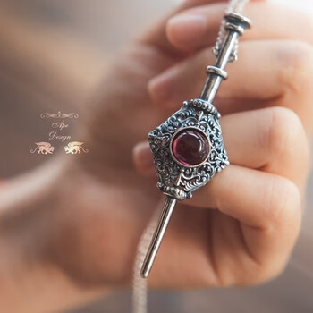 哈利波特神奇动物在哪里格林德沃血盟契约项链ggad吊坠925银项链西柔