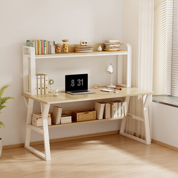 佐思堡台式家用学生书桌学习桌简约书桌书柜组合办公桌椅套装成人写字