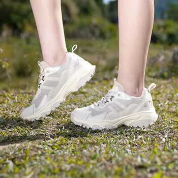 冠贸裴徒步鞋女22新春夏户外运动防水高弹耐磨透气网布防滑徒步tfak8