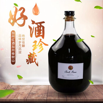 mtmanor加州红酒加州橡树山6斤干红葡萄酒团购婚庆大瓶3l红酒3000ml